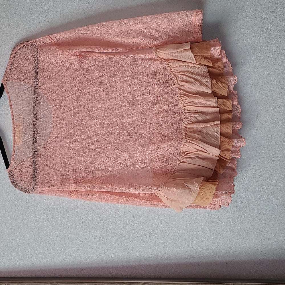 A'reve ruffle sweater